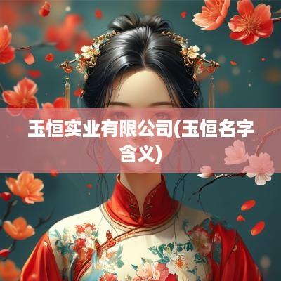 玉恒实业有限公司(玉恒名字含义)