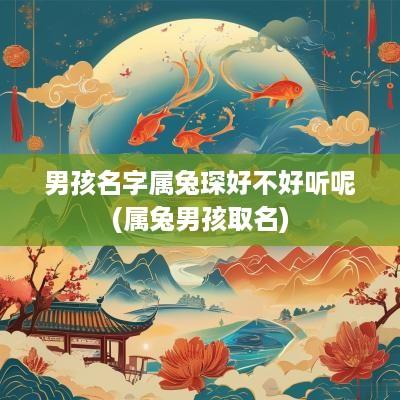 男孩名字属兔琛好不好听呢(属兔男孩取名)