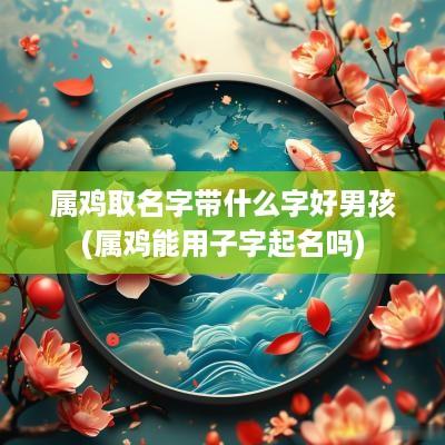 属鸡取名字带什么字好男孩(属鸡能用子字起名吗)