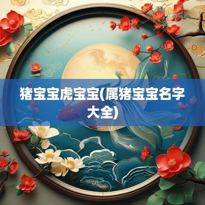 猪宝宝虎宝宝(属猪宝宝名字大全)