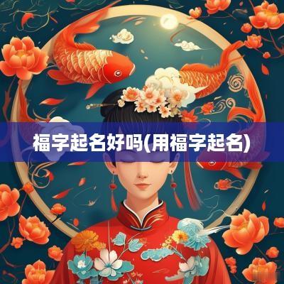 福字起名好吗(用福字起名)