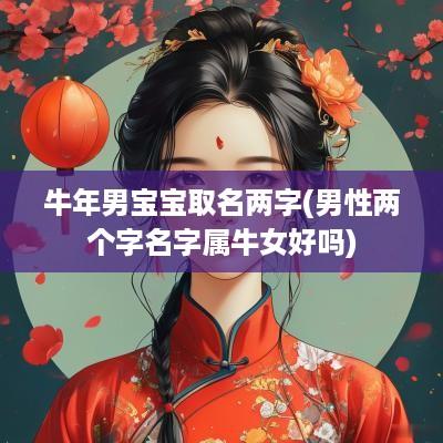 蛇年男宝宝取名两字(男性两个字名字属牛女好吗)