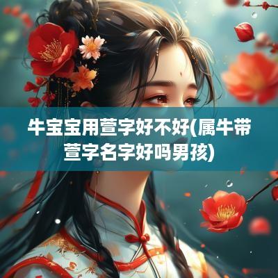 牛宝宝用萱字好不好(属牛带萱字名字好吗男孩)