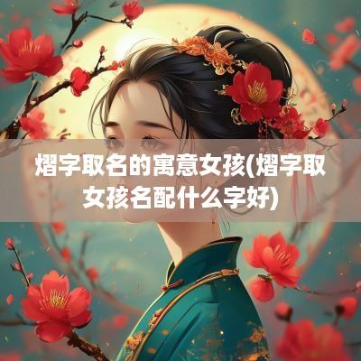 熠字取名的寓意女孩(熠字取女孩名配什么字好)