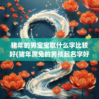 猪年的男宝宝取什么字比较好(猪年属兔的男孩起名字好不好听些)
