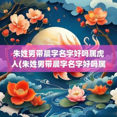 朱姓男带晨字名字好吗属虎人(朱姓男带晨字名字好吗属虎的)