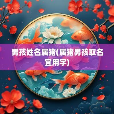 男孩姓名属猪(属猪男孩取名宜用字)