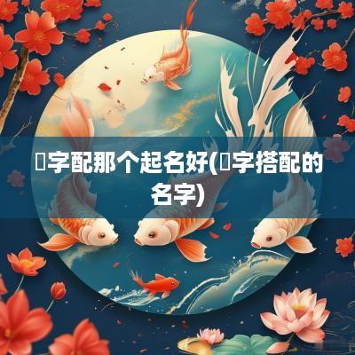 玹字配那个起名好(楒字搭配的名字)