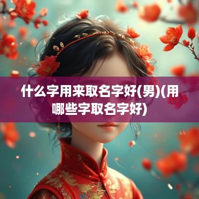 什么字用来取名字好(男)(用哪些字取名字好)