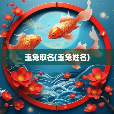 玉兔取名(玉兔姓名)