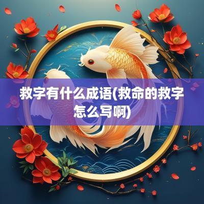 救字有什么成语(救命的救字怎么写啊)