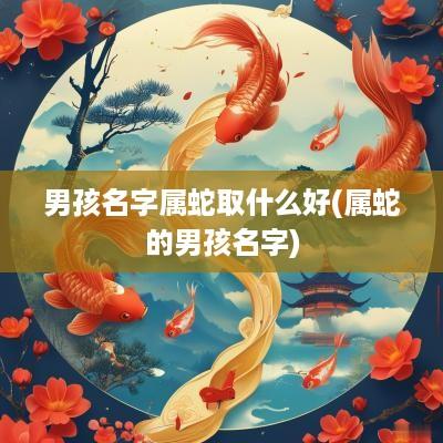 男孩名字属蛇取什么好(属蛇的男孩名字)