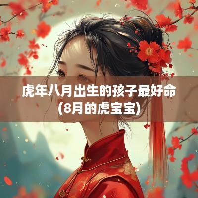 蛇年八月出生的孩子最好命(8月的虎宝宝)