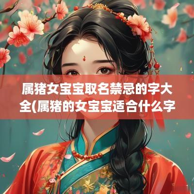 属猪女宝宝取名禁忌的字大全(属猪的女宝宝适合什么字)