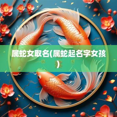 属蛇女取名(属蛇起名字女孩)