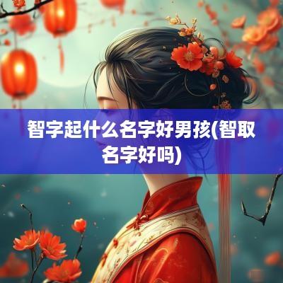 智字起什么名字好男孩(智取名字好吗)
