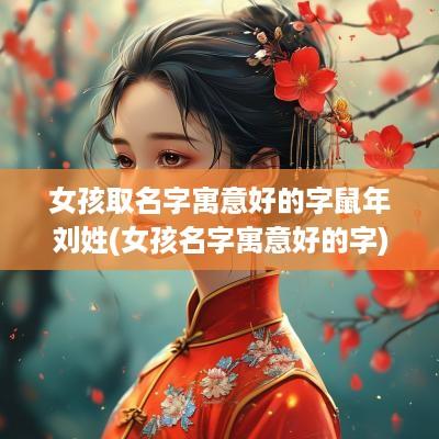 女孩取名字寓意好的字蛇年刘姓(女孩名字寓意好的字)