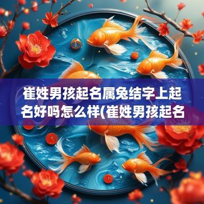 崔姓男孩起名属兔结字上起名好吗怎么样(崔姓男孩起名)