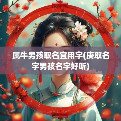属牛男孩取名宜用字(庚取名字男孩名字好听)