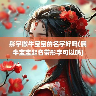 彤字做牛宝宝的名字好吗(属牛宝宝起名带彤字可以吗)