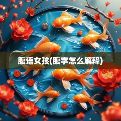 腹语女孩(腹字怎么解释)