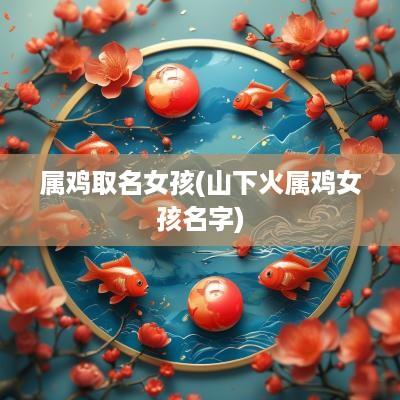 属鸡取名女孩(山下火属鸡女孩名字)