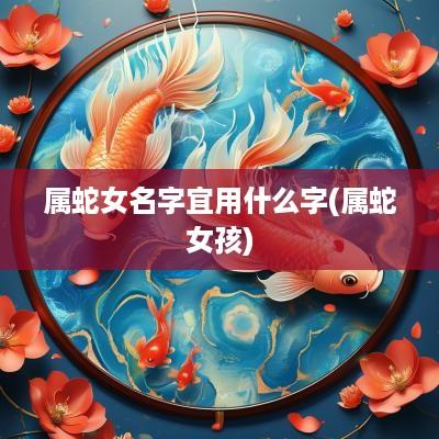 属蛇女名字宜用什么字(属蛇女孩)