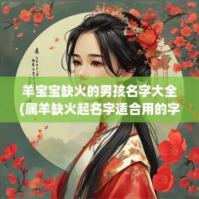 羊宝宝缺火的男孩名字大全(属羊缺火起名字适合用的字)