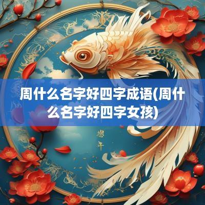 周什么名字好四字成语(周什么名字好四字女孩)