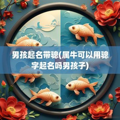 男孩起名带骢(属牛可以用骢字起名吗男孩子)