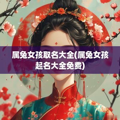 属兔女孩取名大全(属兔女孩起名大全免费)