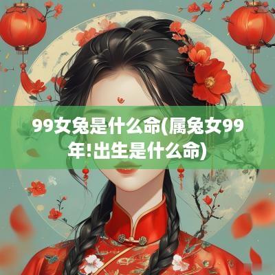 99女兔是什么命(属兔女99年!出生是什么命)