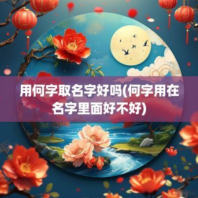 用何字取名字好吗(何字用在名字里面好不好)