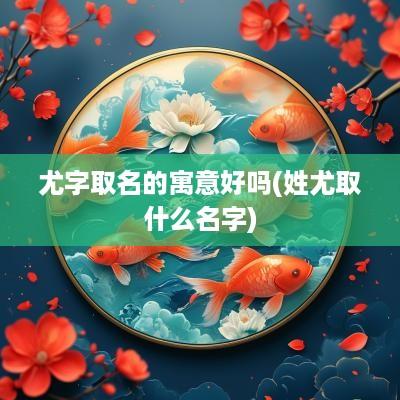 尤字取名的寓意好吗(姓尤取什么名字)