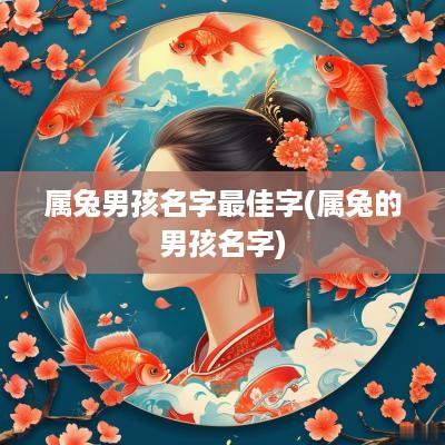 属兔男孩名字最佳字(属兔的男孩名字)