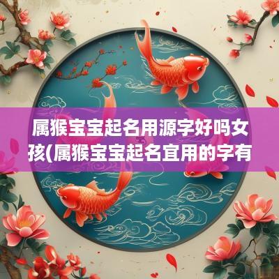 属猴宝宝起名用源字好吗女孩(属猴宝宝起名宜用的字有哪些)