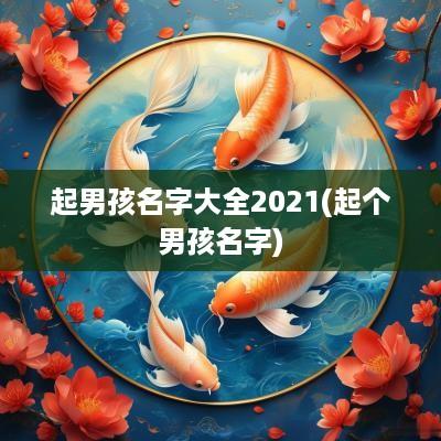 起男孩名字大全2025(起个男孩名字)