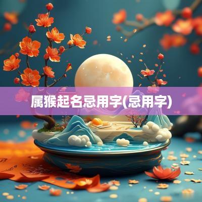 属猴起名忌用字(忌用字)