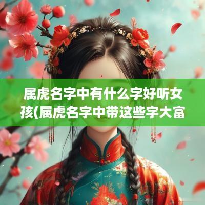 属虎名字中有什么字好听女孩(属虎名字中带这些字大富大贵)