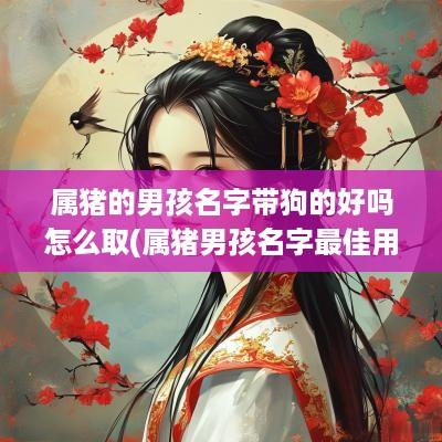 属猪的男孩名字带狗的好吗怎么取(属猪男孩名字最佳用字)