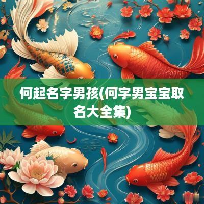 何起名字男孩(何字男宝宝取名大全集)