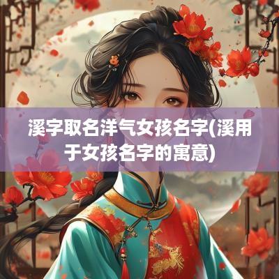 溪字取名洋气女孩名字(溪用于女孩名字的寓意)
