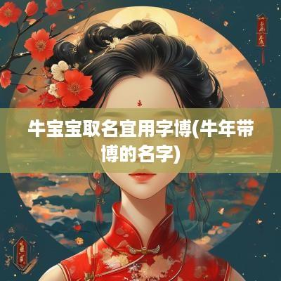 牛宝宝取名宜用字博(蛇年带博的名字)