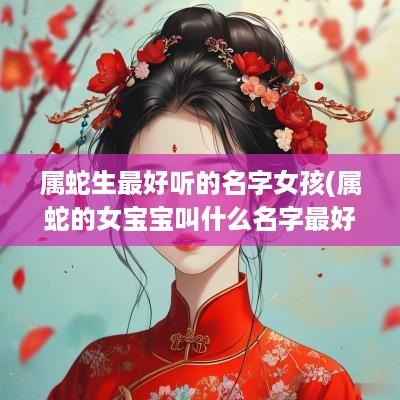 属蛇生最好听的名字女孩(属蛇的女宝宝叫什么名字最好)
