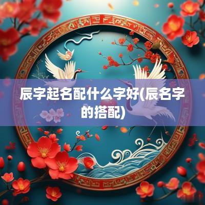 辰字起名配什么字好(辰名字的搭配)