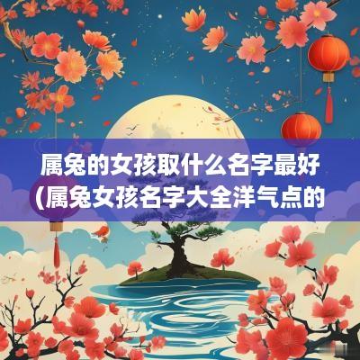 属兔的女孩取什么名字最好(属兔女孩名字大全洋气点的) 属兔的女孩取什么名字最好(属兔女孩名字大全洋气点的)