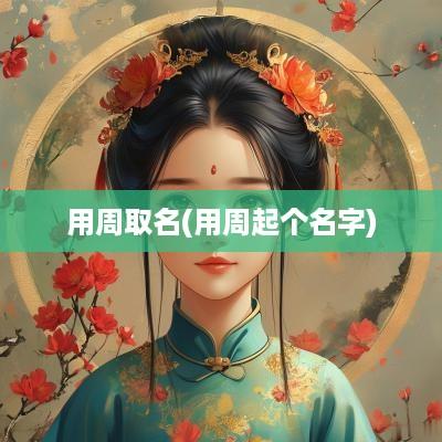 用周取名(用周起个名字)