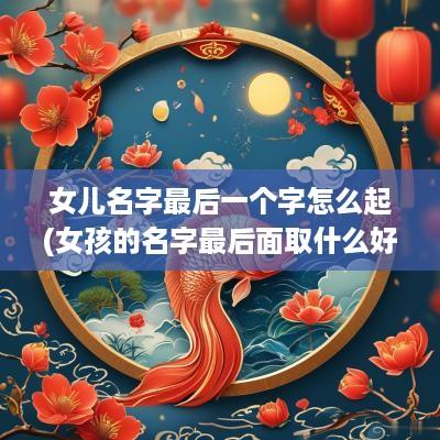 女儿名字最后一个字怎么起(女孩的名字最后面取什么好)