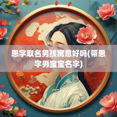 恩字取名男孩寓意好吗(带恩字男宝宝名字)