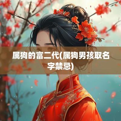 属狗的富二代(属狗男孩取名字禁忌)